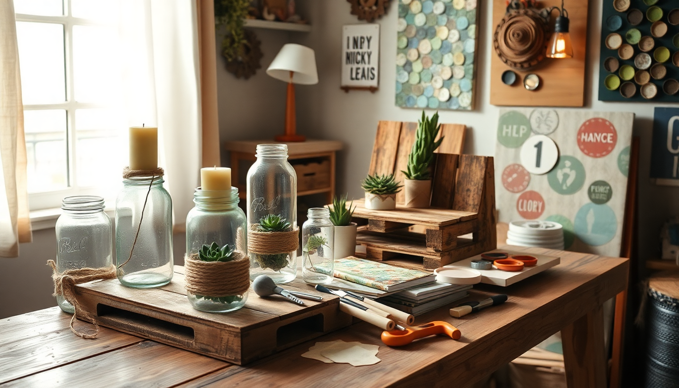 Riciclo creativo: arredare con stile e fantasia