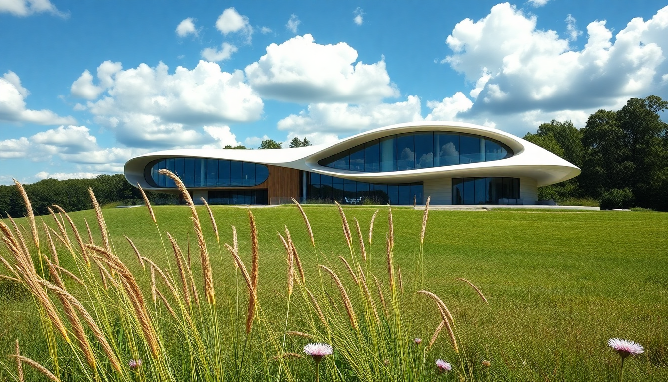 Scopri la villa futurista che unisce design e natura nel 2025