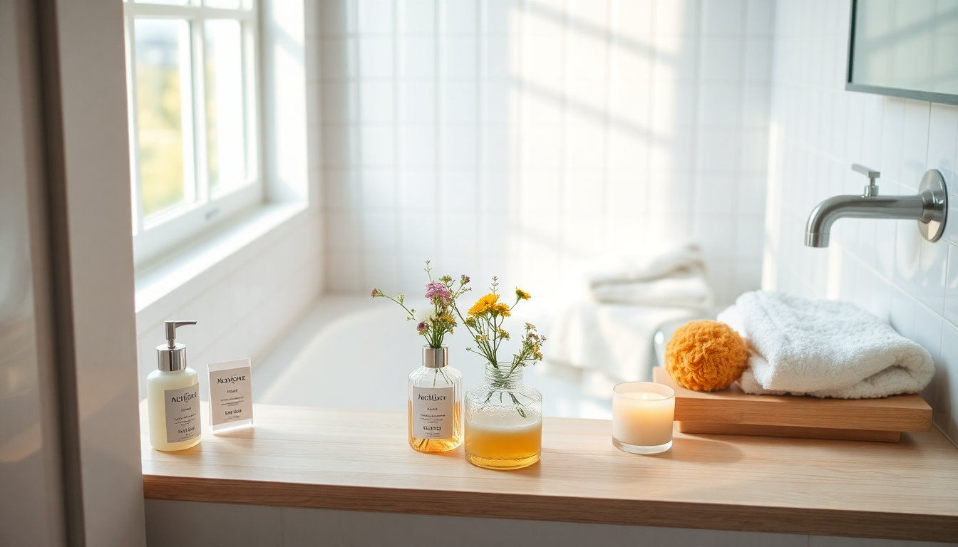 Trucchi per un bagno fresco e profumato