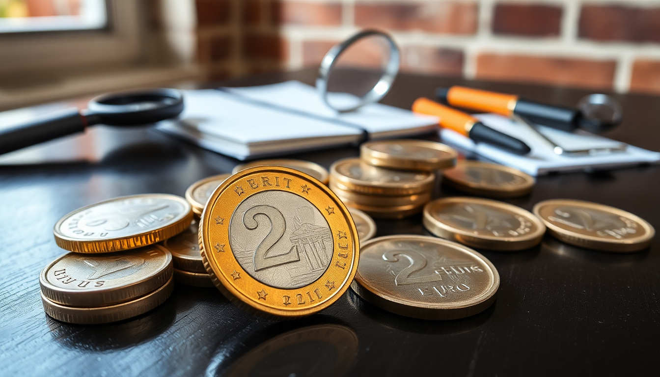 Monete da due euro con errori di stampa: come riconoscerle e valutarle