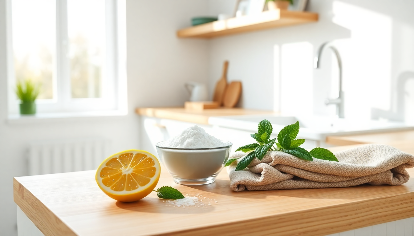 Tecniche naturali per una cucina sempre pulita e igienizzata