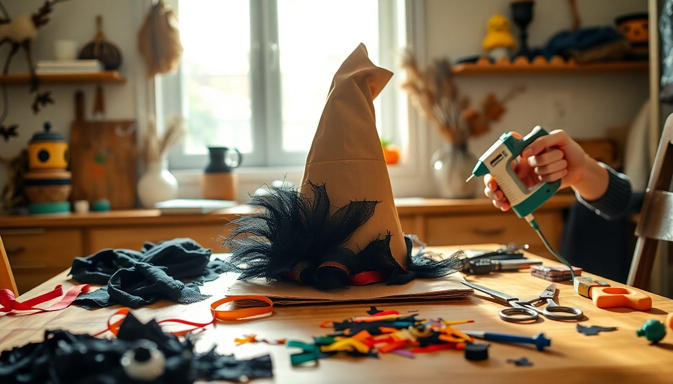 Guida Fai Da Te: Crea un Cappello da Strega per Halloween con Materiali Riciclati