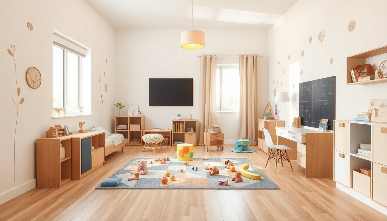 Idee creative per una cameretta sicura e stimolante per bambini