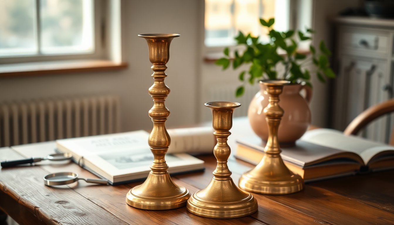 Candelabri in Ottone: Guida per Riconoscere e Valorizzare Pezzi Rari