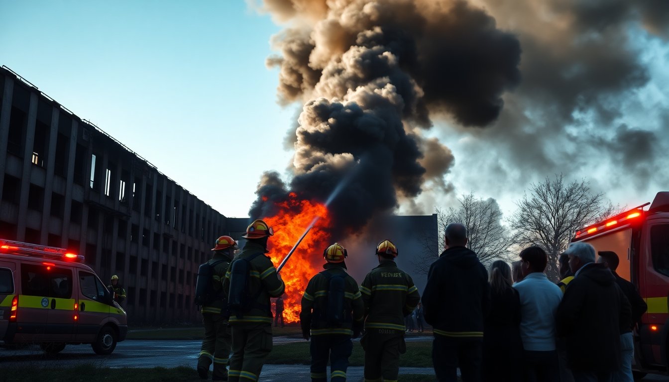 Incendio in azienda chimica: Milano sotto shock