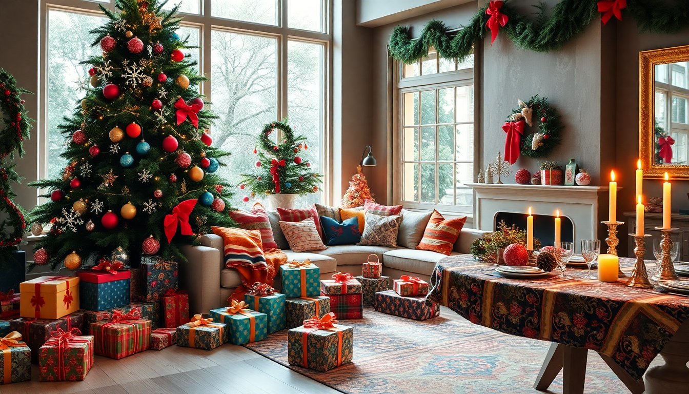 Natale 2025: Decorazioni audaci e massimaliste per un’atmosfera festiva unica