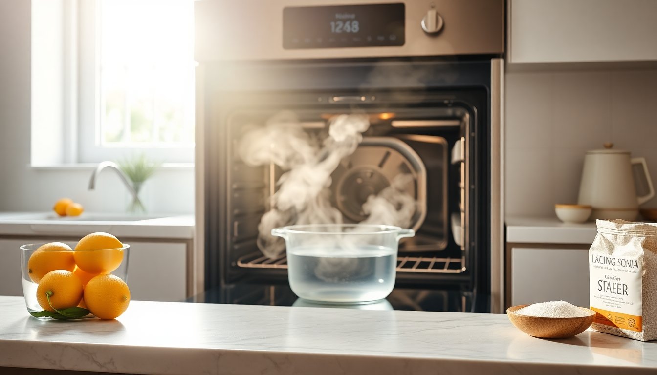 Trucchi per Pulire il Forno in Modo Efficace Utilizzando il Vapore