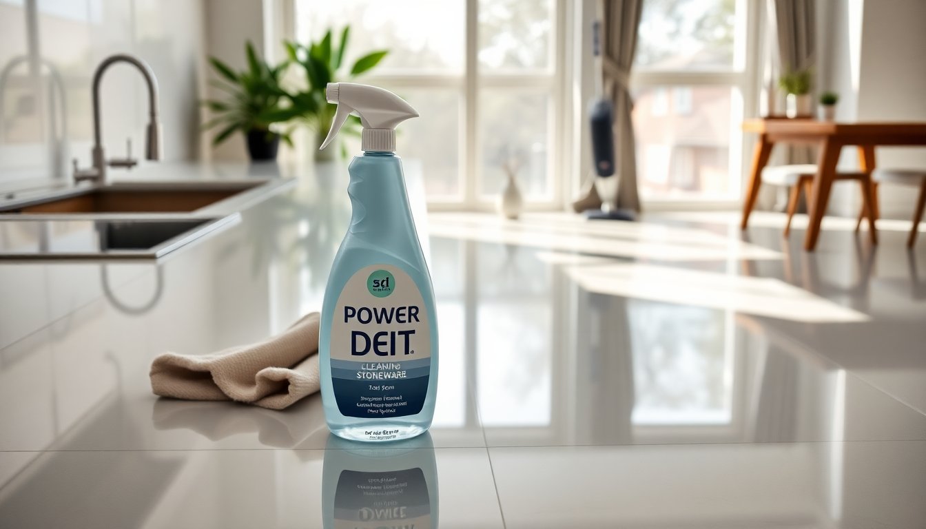 Detergente Power Det: la soluzione ideale per la pulizia del gres porcellanato