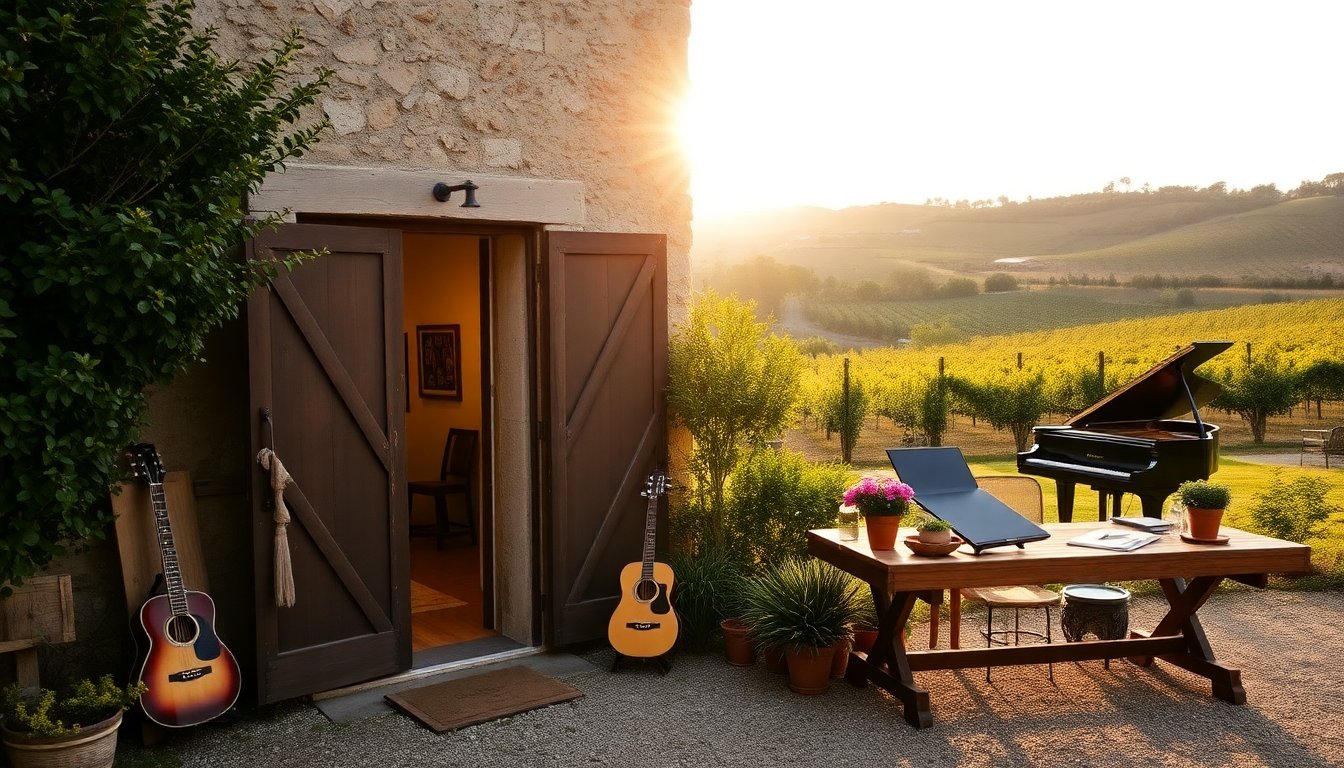 Scopri La Fabrique: Il Rifugio Musicale Ideale nel Cuore di Saint-Rémy de Provence