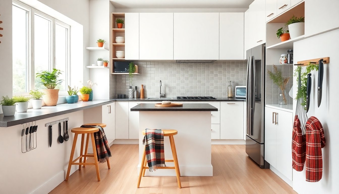 Idee Creative per Ottimizzare Cucine Compatte e Funzionali