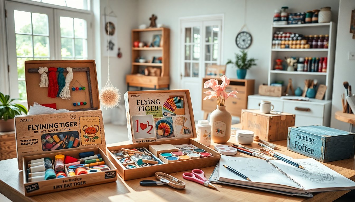 Kit Fai da Te di Flying Tiger: Progetti Creativi per Ogni Livello di Esperienza