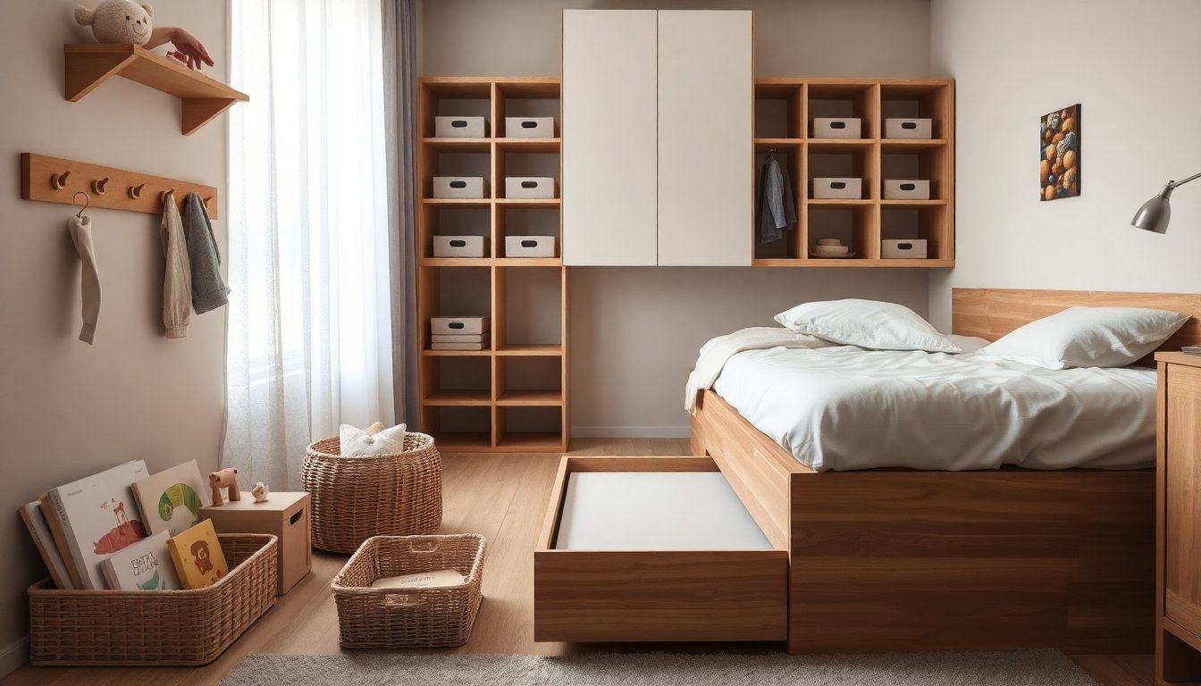 Come arredare una cameretta salvaspazio mantenendo comfort e ordine