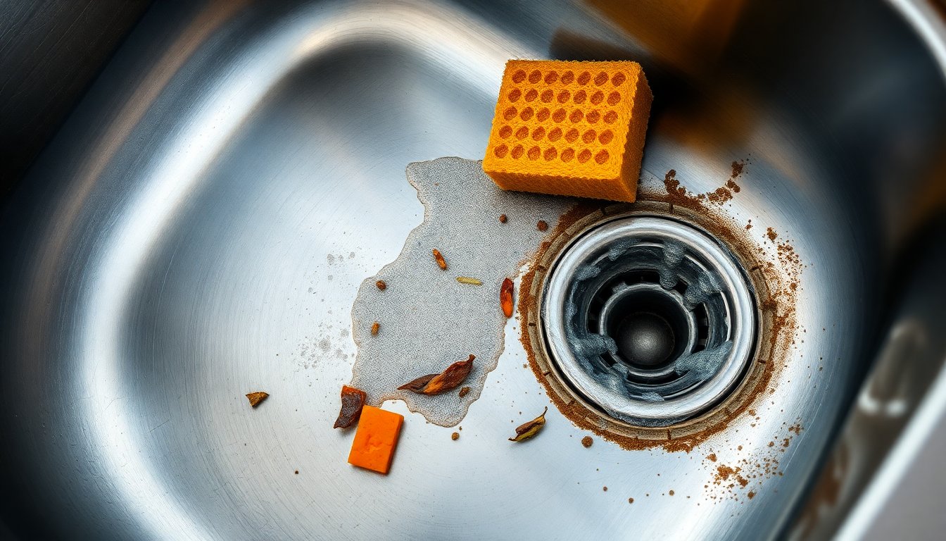 Pulire il lavello della cucina: pratiche efficaci per igiene e odori