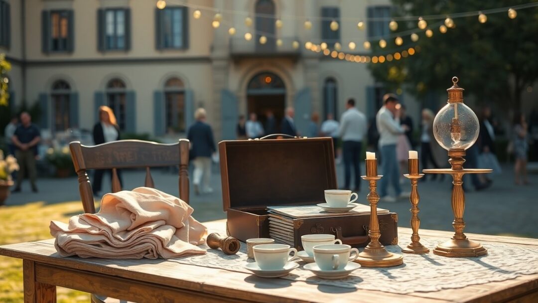 Mercatino vintage solidale a Sasso Marconi: evento a Villa Davia