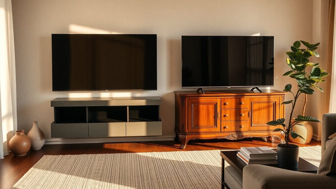 Mobili tv moderni e classici per soggiorno e zona tv