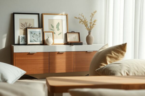 Arredare il living con ricordi: palette, cornici e punti focali