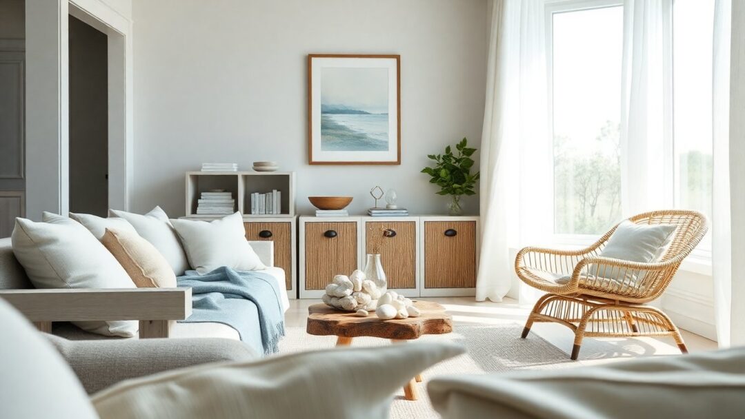 Arredare in stile Coastal Grandmother per una casa luminosa e naturale