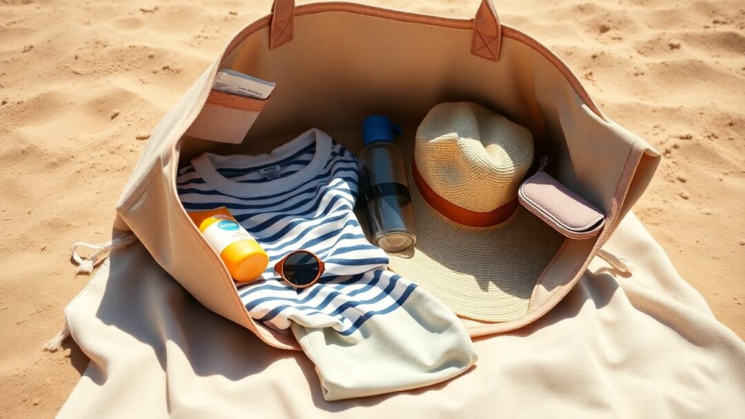 Checklist essenziale per la borsa da spiaggia della famiglia