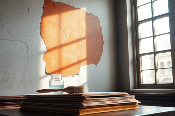 Ritrovamento di affreschi tardorinascimentali nella biblioteca di Casa Leopardi a Recanati