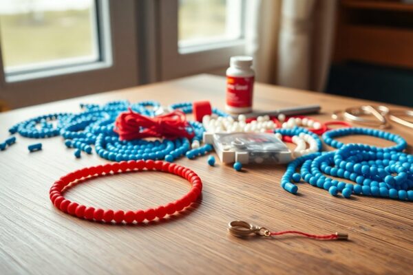 Tutorial per realizzare braccialetti blu, bianchi e rossi per i Mondiali