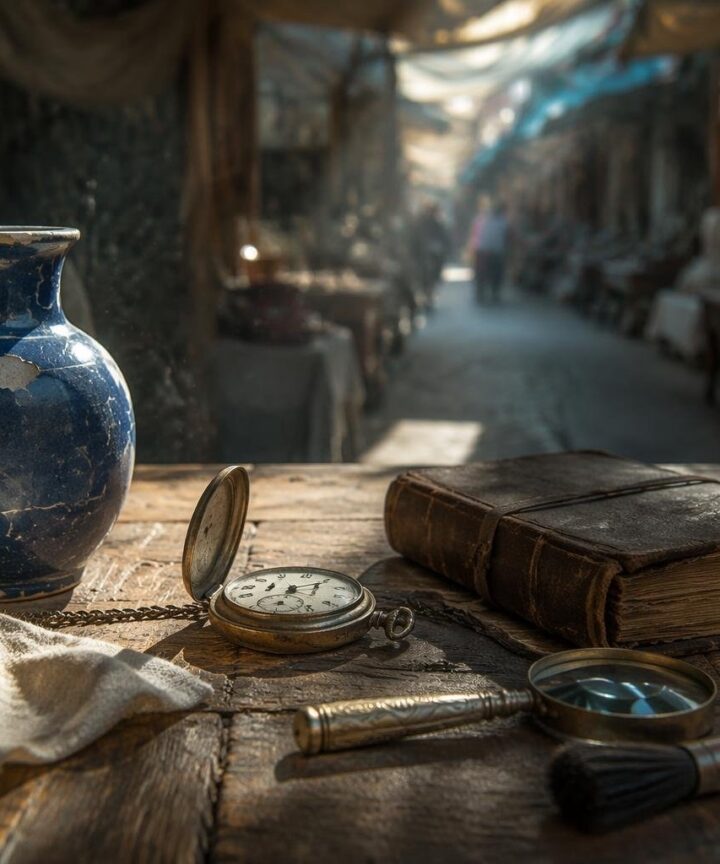 Antiquariato ai mercatini: come valutare, pulire e fare micro-restauri