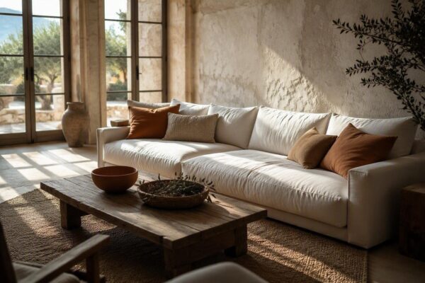 Arredamento mediterraneo contemporaneo: idee per un soggiorno fresco e accogliente