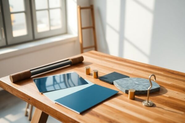 Arredare con l’azzurro: palette, legni, pietre e metalli