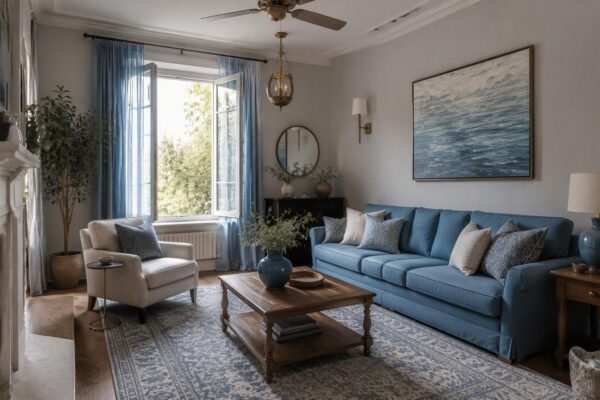 Azzurro in casa: come portare il cielo tra le mura domestiche