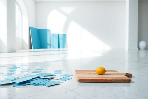 Azzurro in casa: come scegliere palette e materiali coerenti