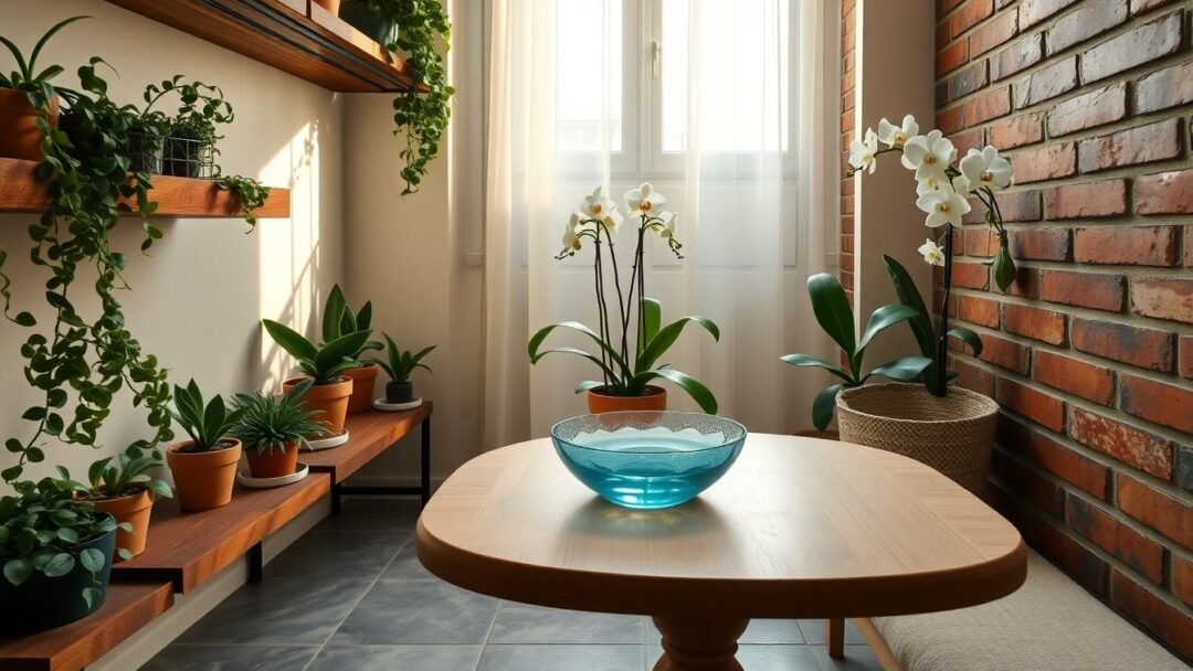Biophilic design in casa piccola: come applicarlo in micro-spazi con piante resilienti, luce, umidità e materiali naturali