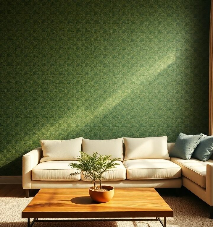 Carta da parati verde: idee, abbinamenti e consigli per un effetto sofisticato