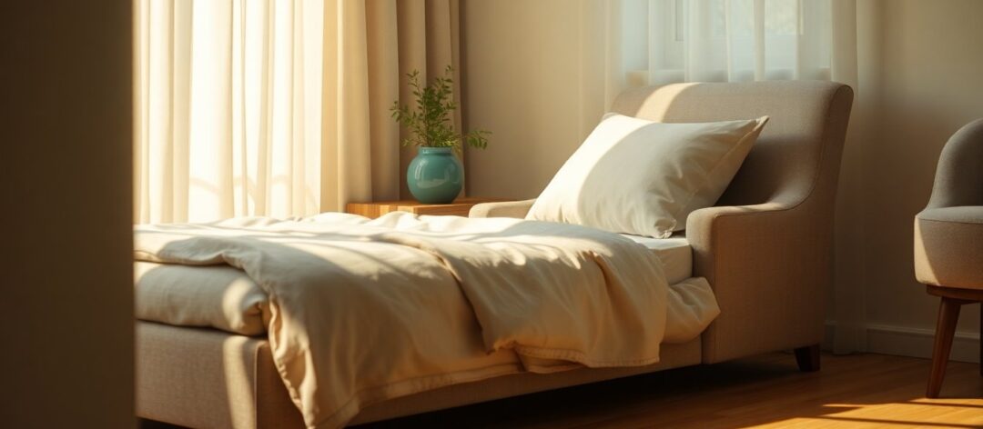 Comfort sensoriale in camera: letto, luce e tessili traspiranti