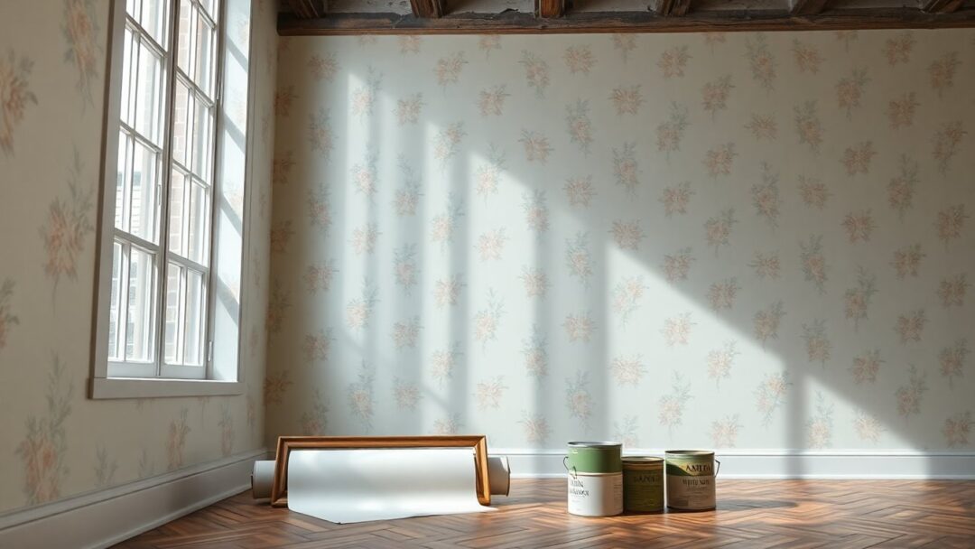 Rinnovare con stile: la magia dei colori pastello e delle carte da parati in una casa d'epoca