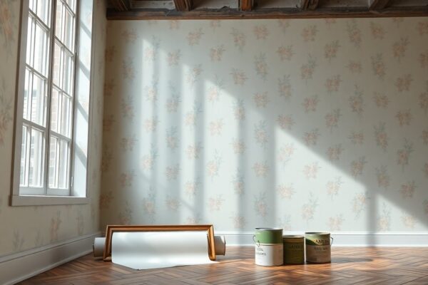 Rinnovare con stile: la magia dei colori pastello e delle carte da parati in una casa d'epoca
