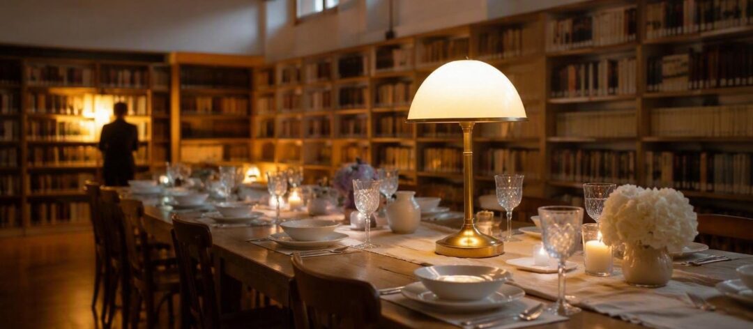 Evento benefico a Villar Perosa: arredare la biblioteca con la Tavolata in Bianco