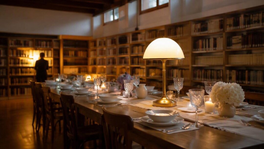Evento benefico a Villar Perosa: arredare la biblioteca con la Tavolata in Bianco