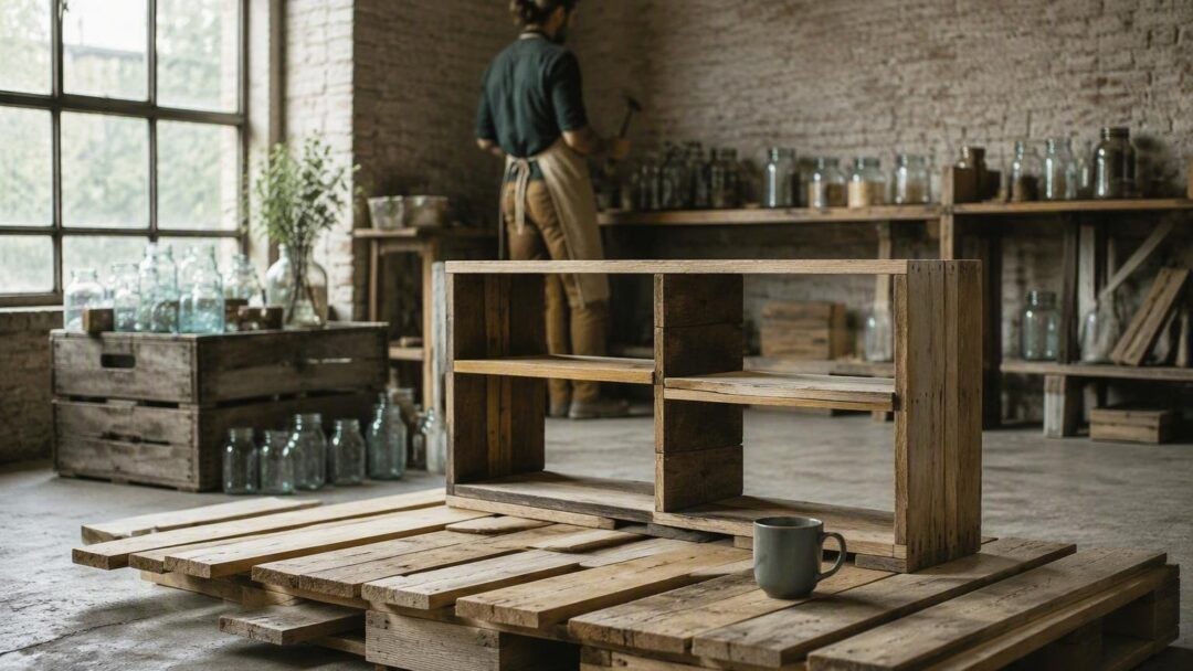 Idee creative per mensole fai-da-te con materiali riciclati