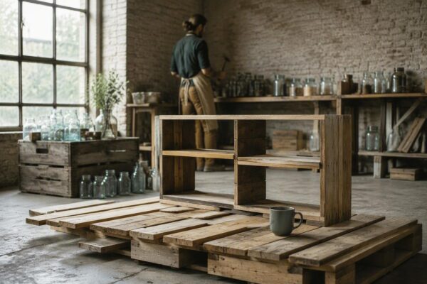 Idee creative per mensole fai-da-te con materiali riciclati