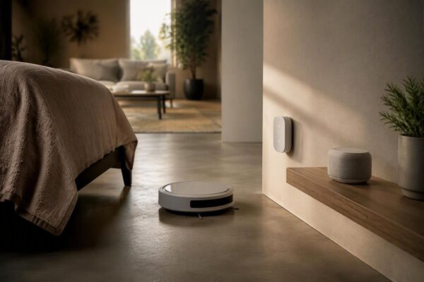 Integrare robot aspirapolvere, sensori e voce senza stress
