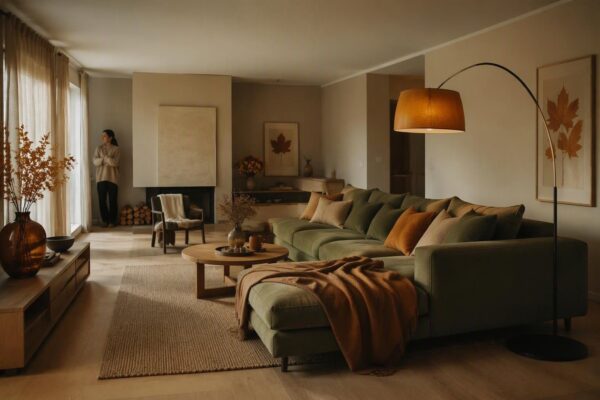 Arredare il living con colori autunnali e fare ordine in 60 minuti
