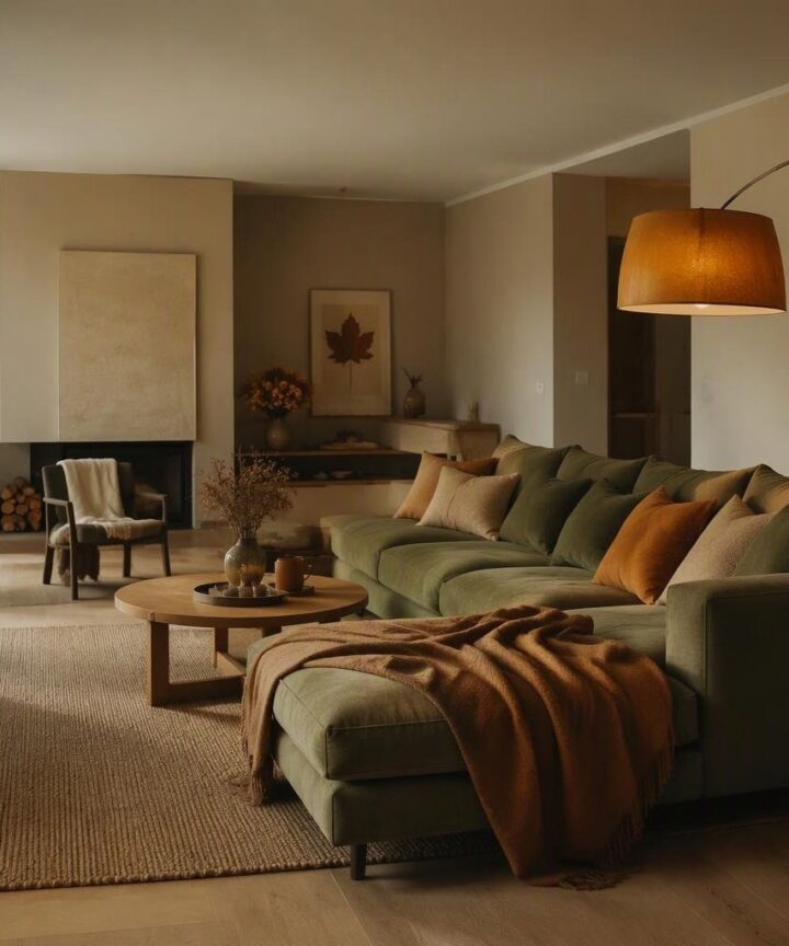 Arredare il living con colori autunnali e fare ordine in 60 minuti