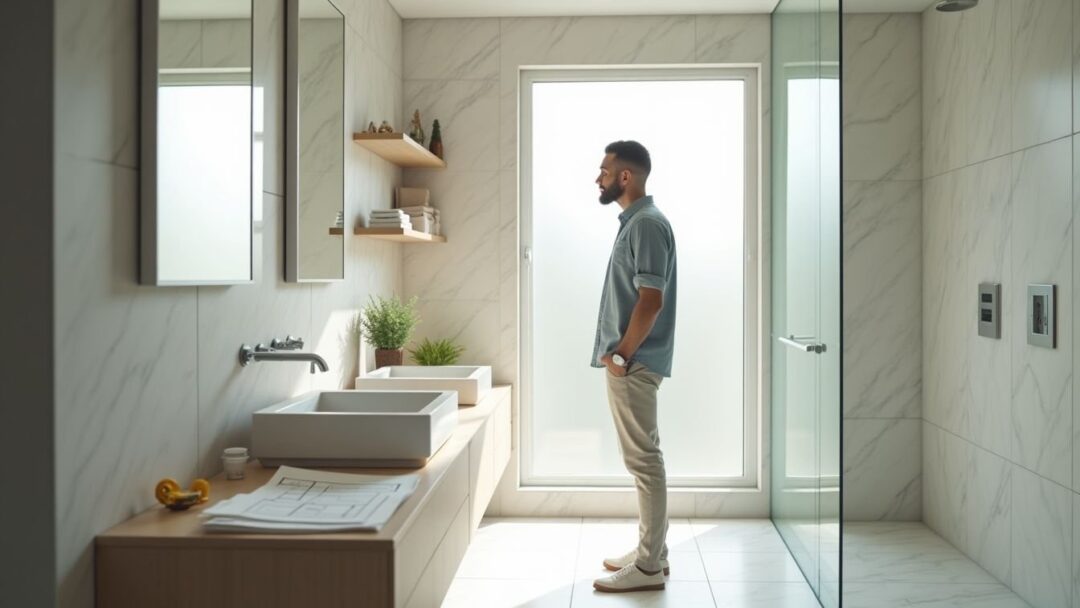 Idee pratiche per una doccia in bagno ridotto e di design