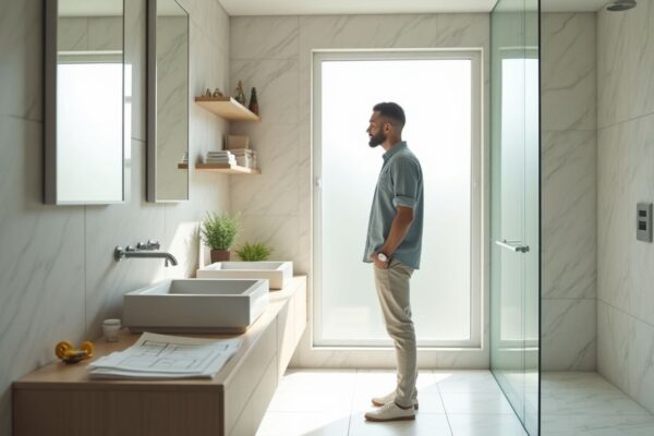 Idee pratiche per una doccia in bagno ridotto e di design