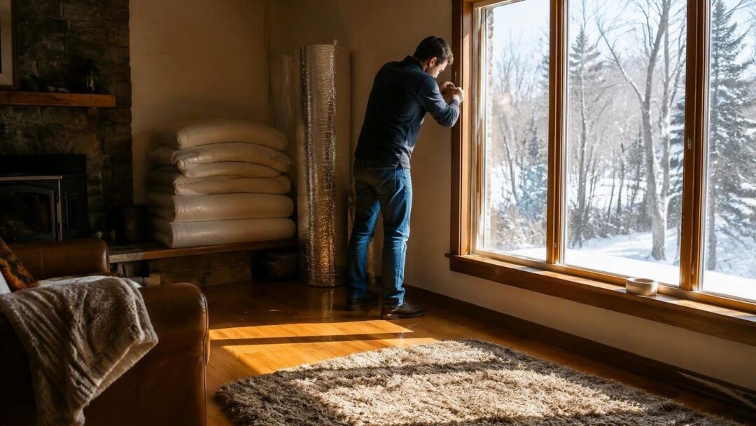 Isolare la casa: guarnizioni, tende termiche e tappeti