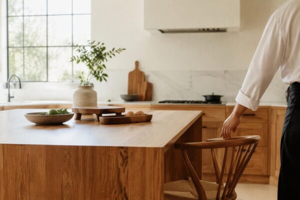 Legno massello in cucina: durata, stile e manutenzione delle sedie fatte a mano