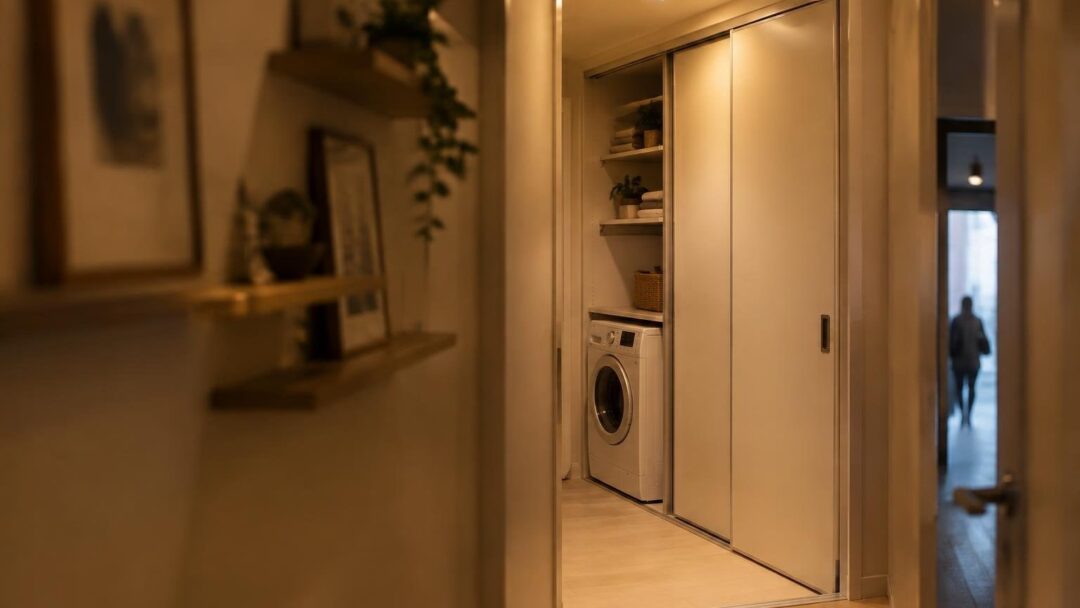 Idee pratiche per un ingresso funzionale con armadio e lavanderia