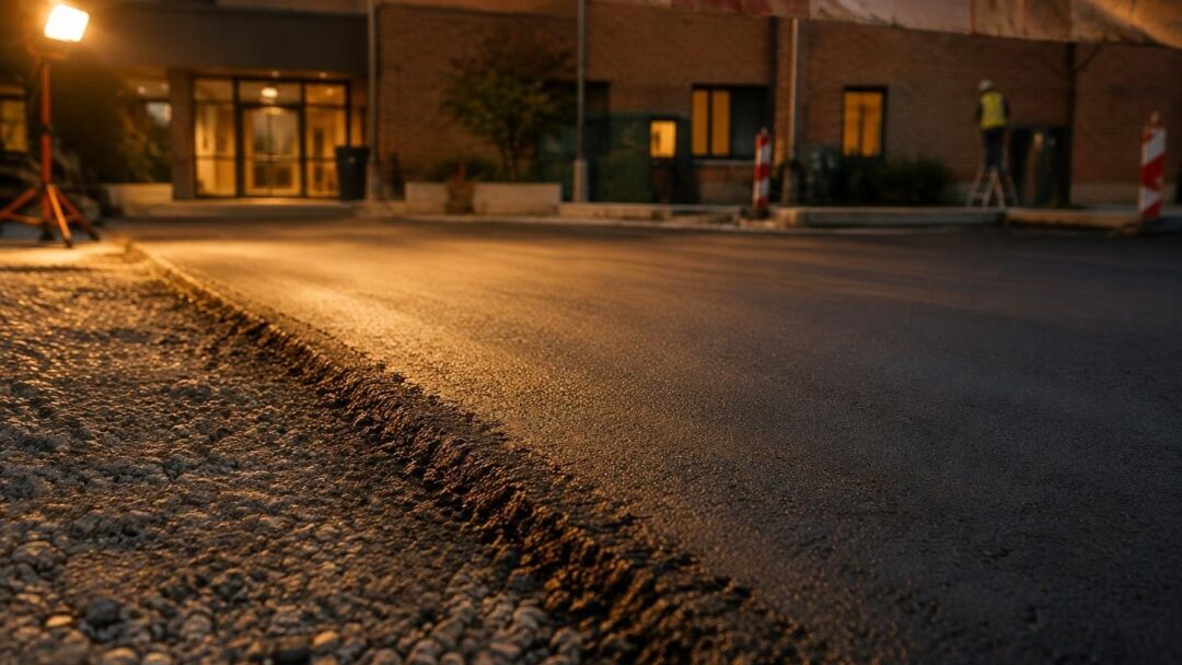 Parcheggio chiuso per asfaltatura e segnaletica a Castiglion Fiorentino