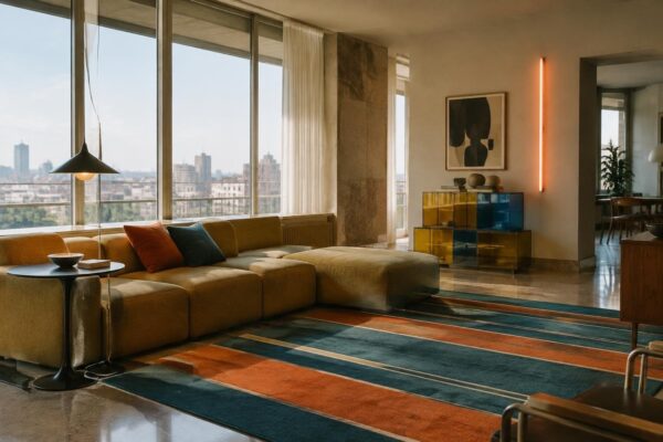 Progetti d'interni a Milano: compatto e pop in due appartamenti