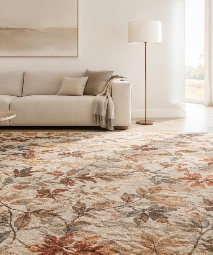 Rinnova il living con i tappeti autunnali, da tradizione a design