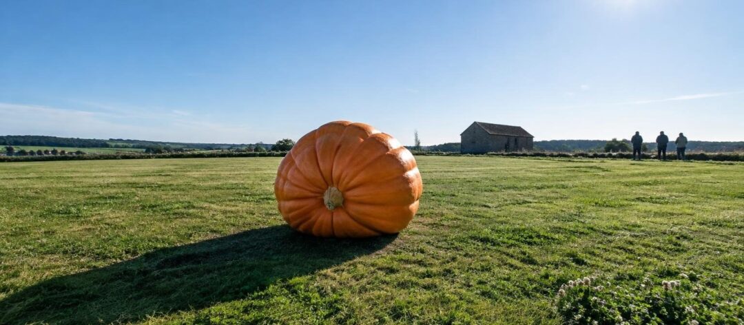 Zucca gigante: il nuovo primato uk di Ian Paton